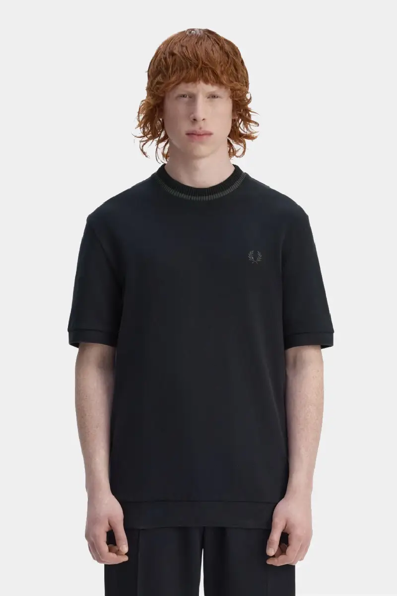 1 (3) טי שירט Crew Neck Pique – תמונה 1