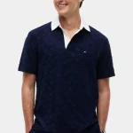 חולצת פולו Flag Jacquard