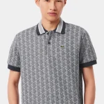 חולצת פולו Monogram Jacquard