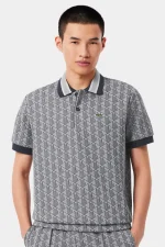 חולצת פולו Monogram Jacquard