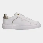 נעל אופנה Metallic Trim Lace-Up