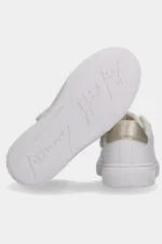 ⁦נעל אופנה Metallic Trim Lace-Up⁩ – תמונה ⁦3⁩