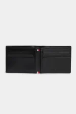 ⁦ארנק TOMMY Embossed Flag Leather Bifold⁩ – תמונה ⁦2⁩