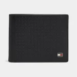 ארנק TOMMY Embossed Flag Leather Bifold