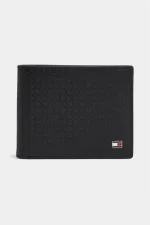 ארנק TOMMY Embossed Flag Leather Bifold
