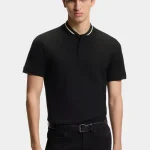 חולצת פולו Henley-neck