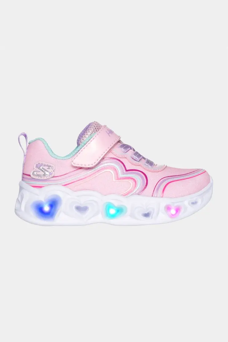 JLOPOoject נעל ספורט SKECHERS Lights - Retro Hearts – תמונה 1