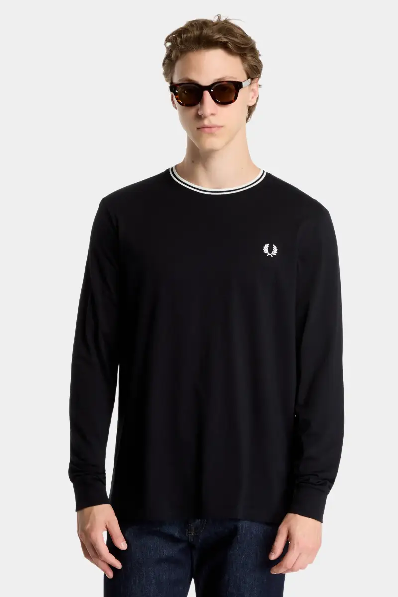 IJO9J חולצת מעבר FRED PERRY Twin Tipped – תמונה 1