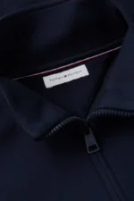 ⁦סווטשירט עם רוכסן TOMMY Contrast Stripe Pique Zip-Thru⁩ – תמונה ⁦4⁩