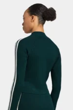 ⁦חולצת ADIDAS 3-Stripes Slim Knit Track⁩ – תמונה ⁦5⁩