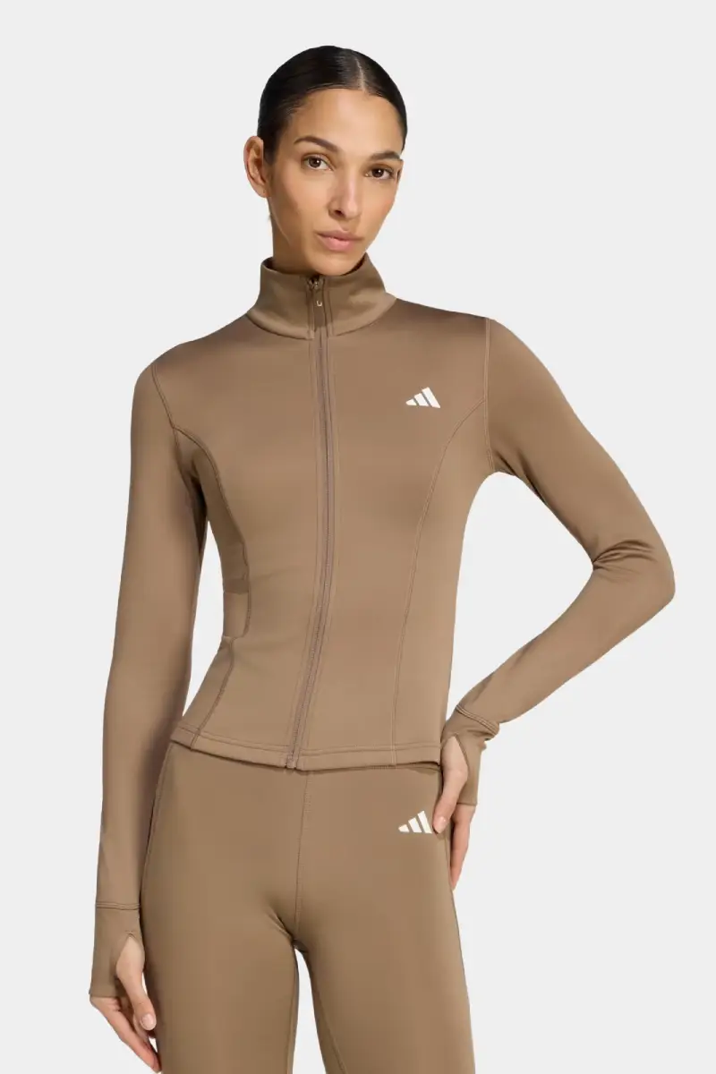 YUYUt חולצת ADIDAS Optime Essentials Full-Zip – תמונה 1